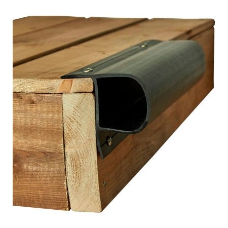 Dock Edge Dock Edge Single "P" Profile, 32 ft. (4x8' lengths), Black - DE1001BF DE1001BF